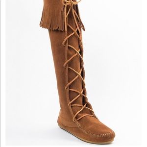 Minnetonka Lace Up Boots